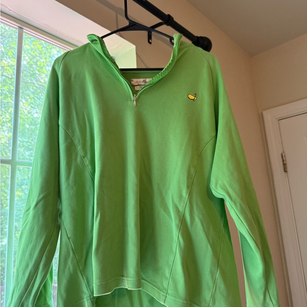 Magnolia Lane Lime Green Cotton Pullover